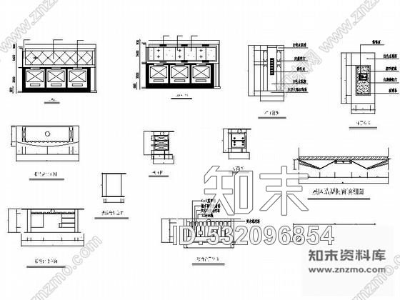 施工图398㎡办公空间室内装修图cad施工图下载【ID:532096854】