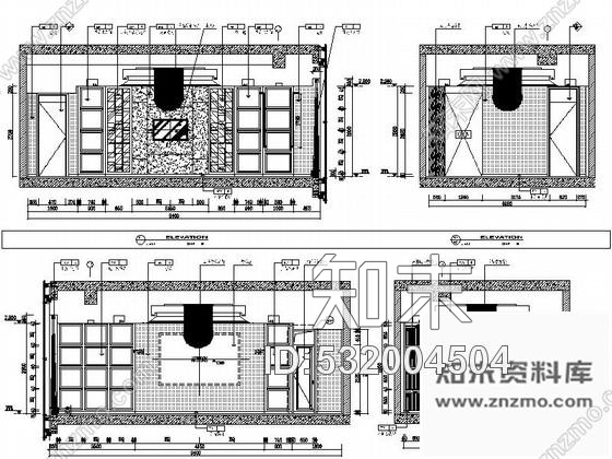 施工图江苏五星级大饭店豪华包厢装修CAD施工图含效果施工图下载【ID:532004504】