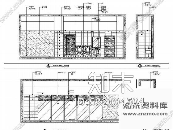 施工图江苏五星级大饭店豪华包厢装修CAD施工图含效果施工图下载【ID:532004504】