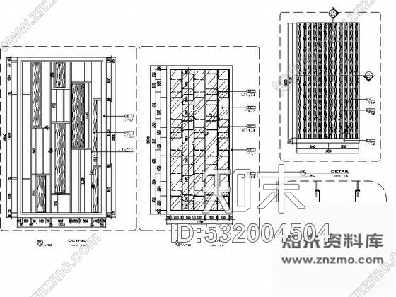 施工图江苏五星级大饭店豪华包厢装修CAD施工图含效果施工图下载【ID:532004504】