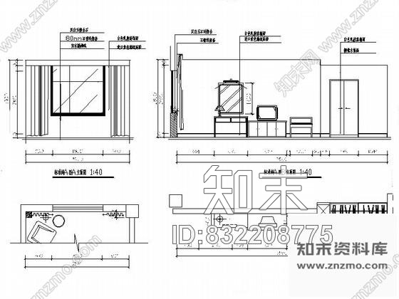 图块/节点普通标准间详图cad施工图下载【ID:832208775】