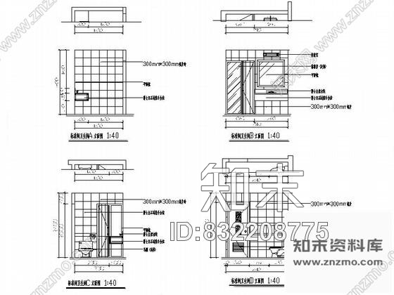 图块/节点普通标准间详图cad施工图下载【ID:832208775】