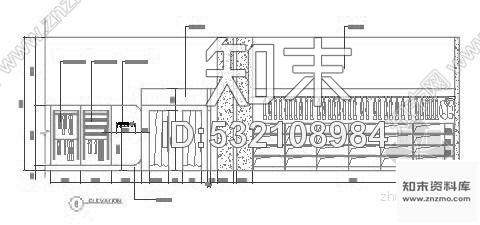 施工图某法国知名国际品牌店铺装修图cad施工图下载【ID:532108984】