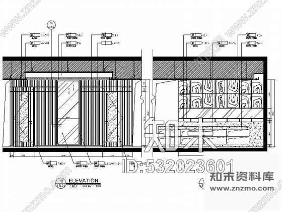 施工图广东精品现代风格五星级大酒店旋转餐厅室内装修施工图cad施工图下载【ID:532023601】