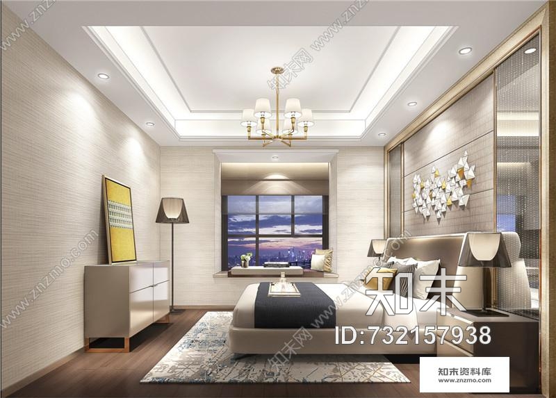 梁志天南京胜科·星洲府A、B户型样板间施工图下载【ID:732157938】