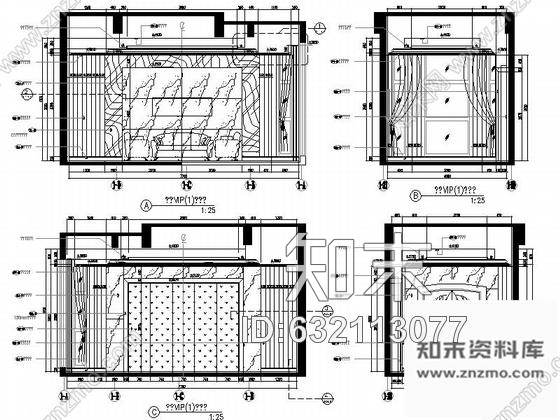 施工图成都豪华四层商务会所室内装修图含方案文本cad施工图下载【ID:632113077】