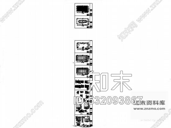 施工图中级法院149平方会议室装修图cad施工图下载【ID:532093867】
