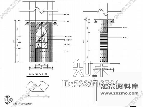 施工图古朴风300㎡酒吧装修图cad施工图下载【ID:532016521】