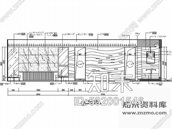 施工图南京时尚铁板烧餐厅装修施工图含效果cad施工图下载【ID:532001546】