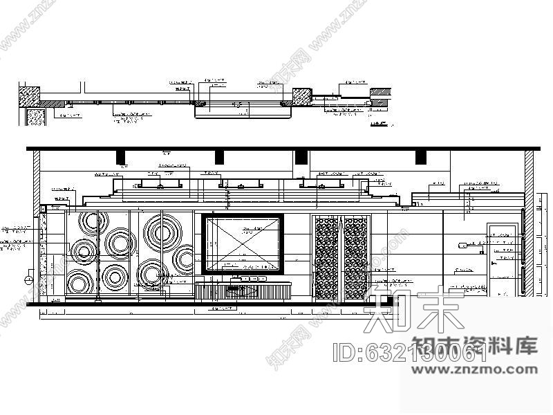 施工图奢华KTV包间装修图Ⅱcad施工图下载【ID:632130061】