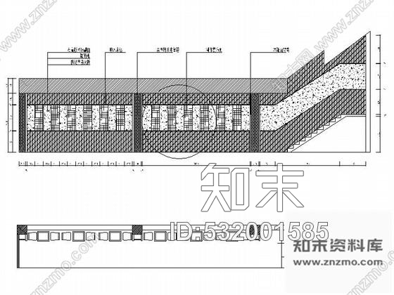 施工图简约小清新快餐厅室内装修施工图含效果cad施工图下载【ID:532001585】