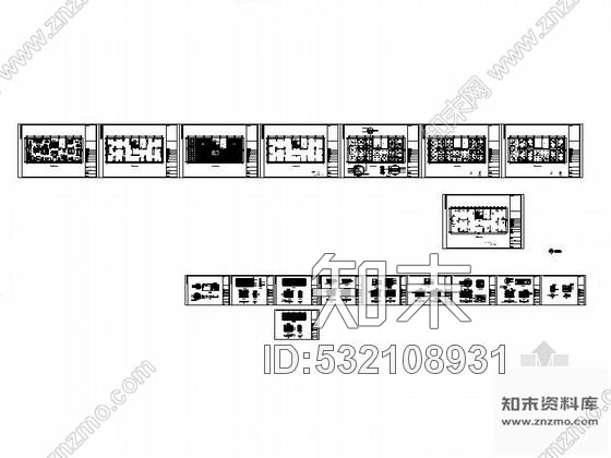 施工图山东某工厂红木家具展厅室内装修图施工图下载【ID:532108931】