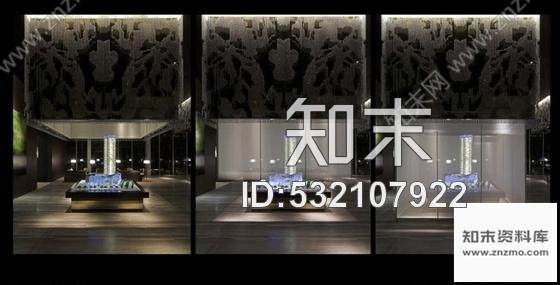 施工图高级现代风格售楼部装修施工图含效果cad施工图下载【ID:532107922】