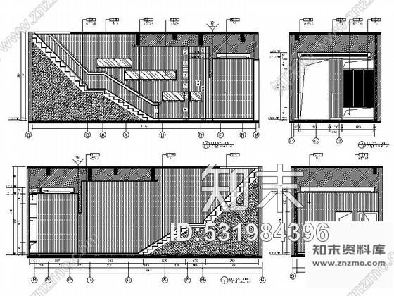 施工图重庆花园洋房叠拼别墅室内装修CAD施工图含效果施工图下载【ID:531984396】