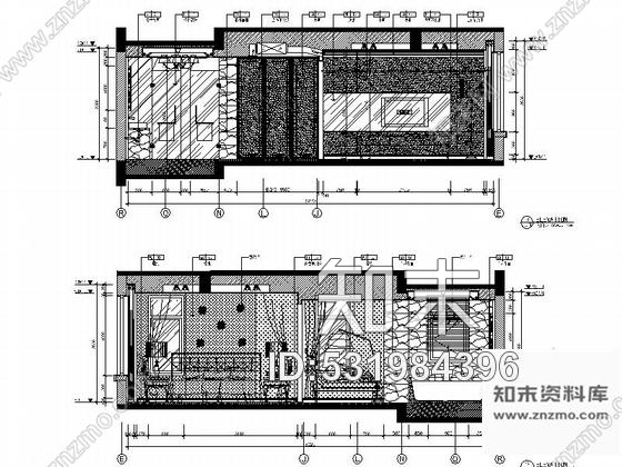 施工图重庆花园洋房叠拼别墅室内装修CAD施工图含效果施工图下载【ID:531984396】