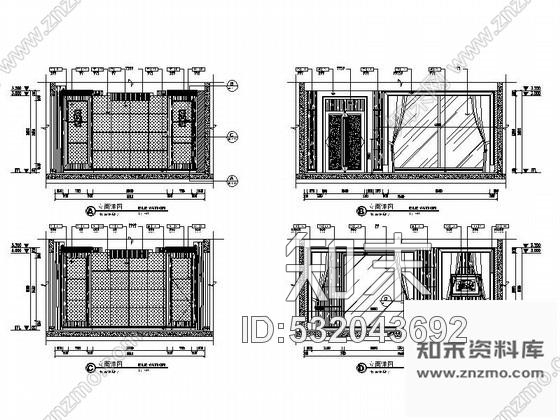 施工图山东某奢华大酒店健身房施工图cad施工图下载【ID:532043692】
