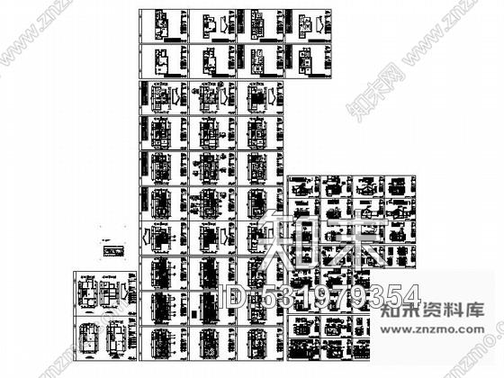 施工图浙江某三层花园别墅奢华欧式装修图含效果cad施工图下载【ID:531979354】