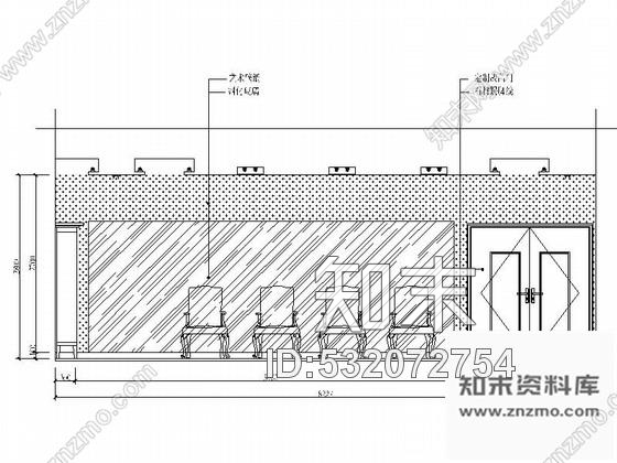 施工图安徽时尚售楼处室内设计装饰CAD施工图含效果cad施工图下载【ID:532072754】