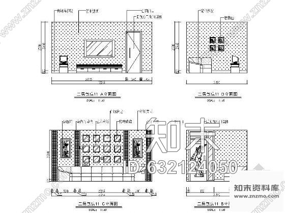 施工图沈阳某商务KTV酒店装修图含效果cad施工图下载【ID:632124050】