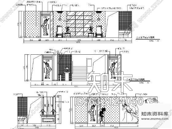 施工图沈阳某商务KTV酒店装修图含效果cad施工图下载【ID:632124050】