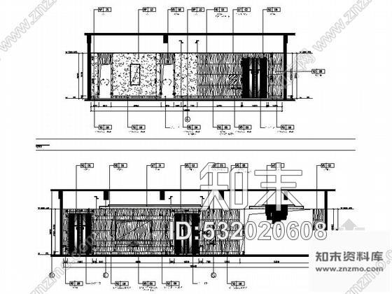 施工图西安时尚华贵五星级酒店会议区及报告厅装修施工图含效果cad施工图下载【ID:532020608】