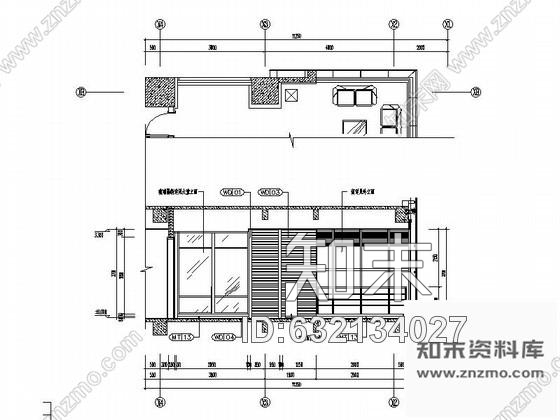 施工图办公楼娱乐休闲活动室装修图cad施工图下载【ID:632134027】