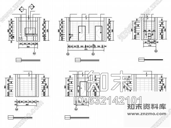 施工图湖南高新区五层现代敬老院室内设计装修施工图施工图下载【ID:632142101】