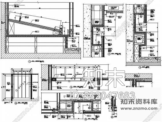 施工图西安经典酒店双人大床房室内装修图施工图下载【ID:532047683】