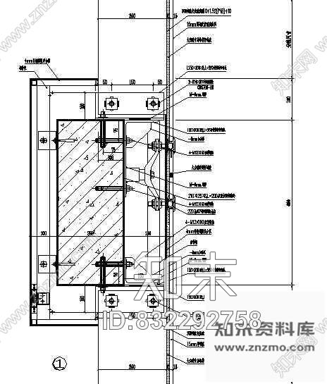 图块/节点会所及接待房幕墙装饰cad施工图下载【ID:832292758】