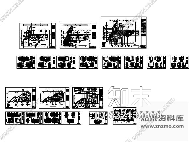 施工图豪华KTV空间VIP房装修图cad施工图下载【ID:632130080】