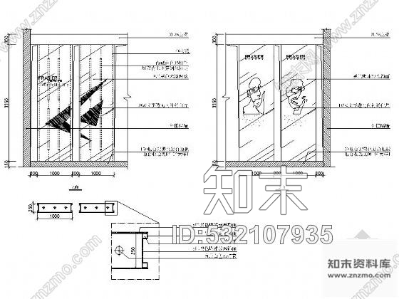 施工图深圳450㎡国际家具展展位施工图cad施工图下载【ID:532107935】