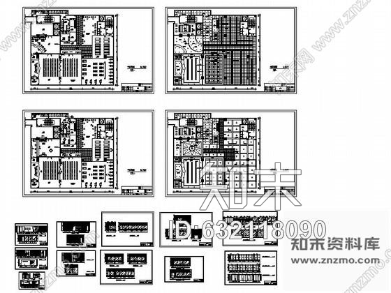 施工图某健身会所室内装修图cad施工图下载【ID:632118090】