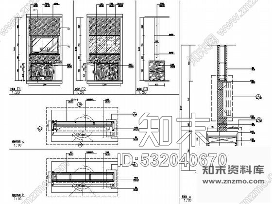 施工图重庆现代简约四星级酒店行政套房室内设计施工图cad施工图下载【ID:532040670】