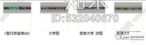 施工图重庆现代简约四星级酒店行政套房室内设计施工图cad施工图下载【ID:532040670】