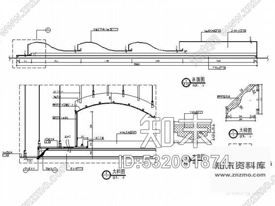 施工图豪华大气阶梯会议室装饰施工图cad施工图下载【ID:532081874】