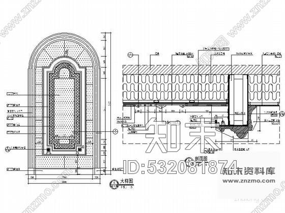 施工图豪华大气阶梯会议室装饰施工图cad施工图下载【ID:532081874】