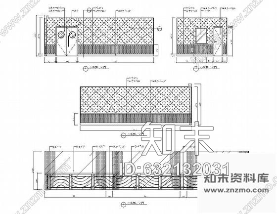 某酒店小歌舞厅设计图cad施工图下载【ID:632132031】