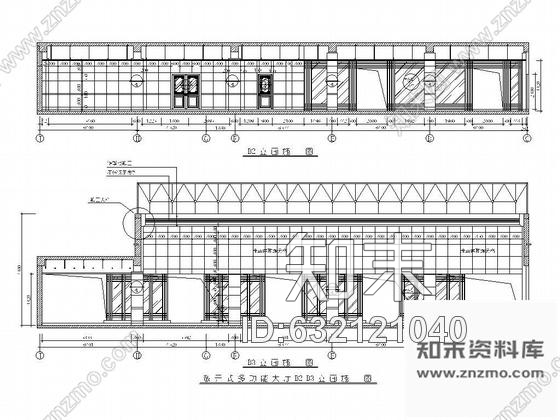 施工图敞开式多功能运动厅装修图cad施工图下载【ID:632121040】