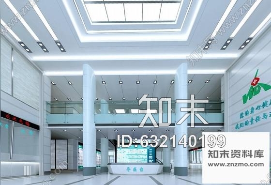 施工图湖北某专科医院一层室内装修施工图含效果cad施工图下载【ID:632140199】