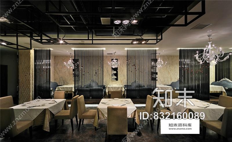 郭继-万象城诺米丁餐厅混搭风格cad施工图下载【ID:832160089】