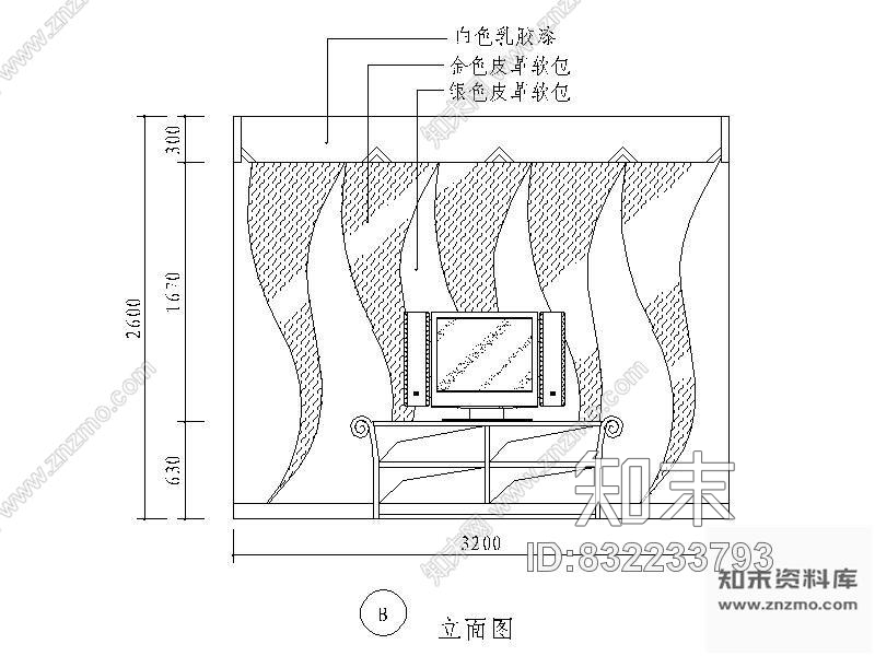 图块/节点某KTV包房立面cad施工图下载【ID:832233793】