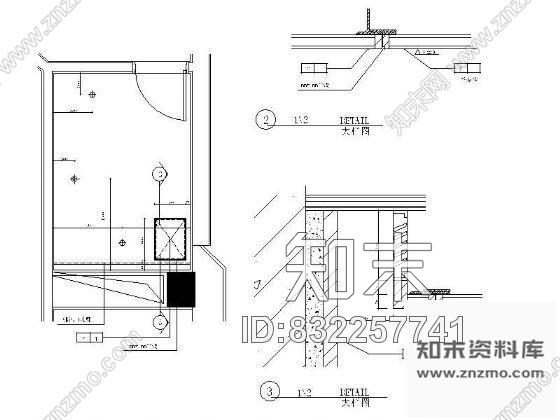 图块/节点酒店卫生间详图设计E型cad施工图下载【ID:832257741】