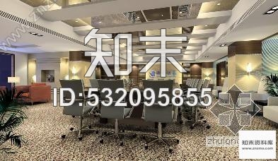 施工图证券公司总部会议室装修图含预算cad施工图下载【ID:532095855】