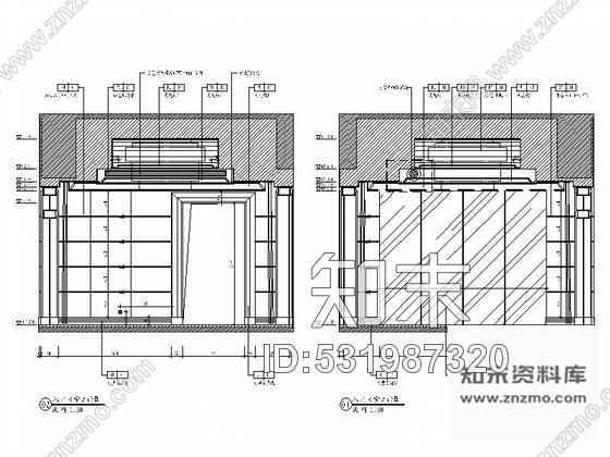 施工图深圳坪山某奢华别墅全套样板房装修图cad施工图下载【ID:531987320】