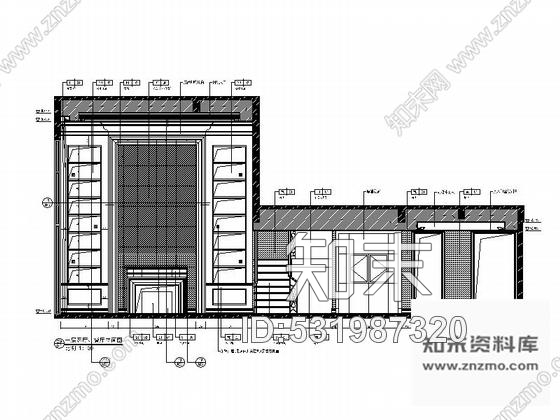 施工图深圳坪山某奢华别墅全套样板房装修图cad施工图下载【ID:531987320】