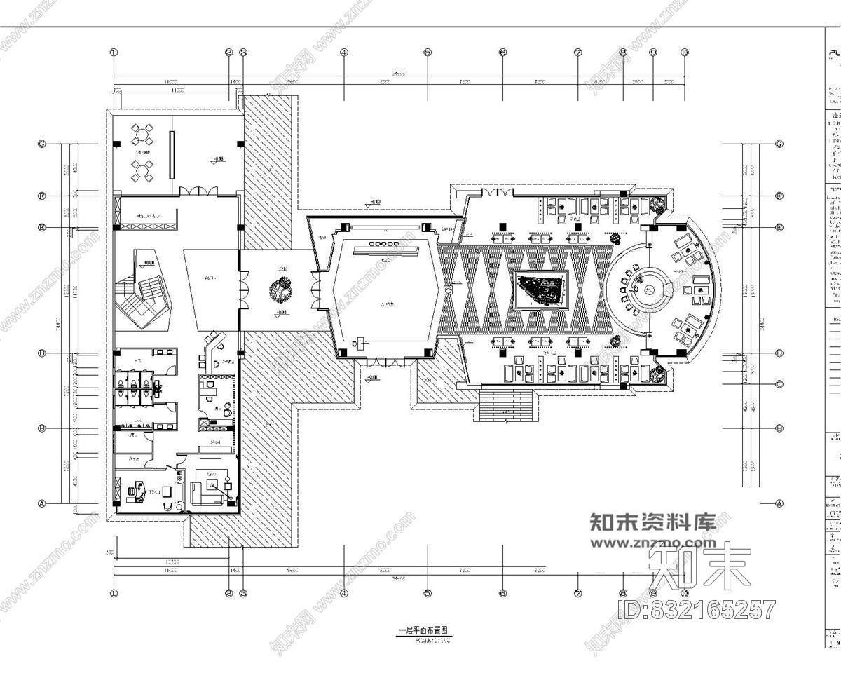 上城国际售楼部全套施工图含效果图施工图下载【ID:832165257】