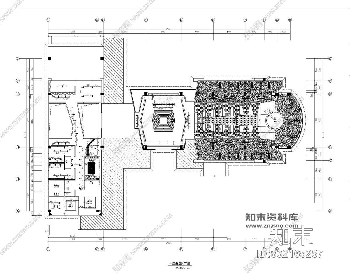 上城国际售楼部全套施工图含效果图施工图下载【ID:832165257】