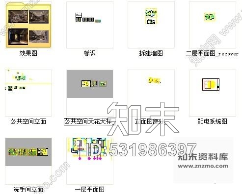 施工图广东某双层花园别墅豪华装修图(含效果cad施工图下载【ID:531986397】