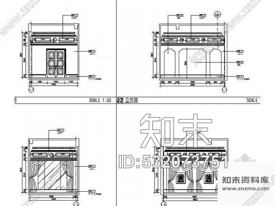 施工图上海某西班牙风格售楼处室内装修施工图含效果cad施工图下载【ID:532073751】