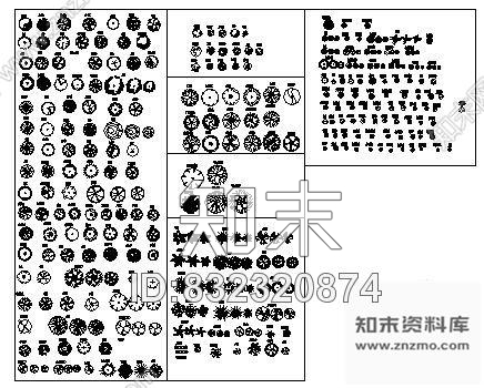图块/节点精品植物cad施工图下载【ID:832320874】